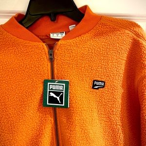 NWT Puma Sherpa jacket size Large